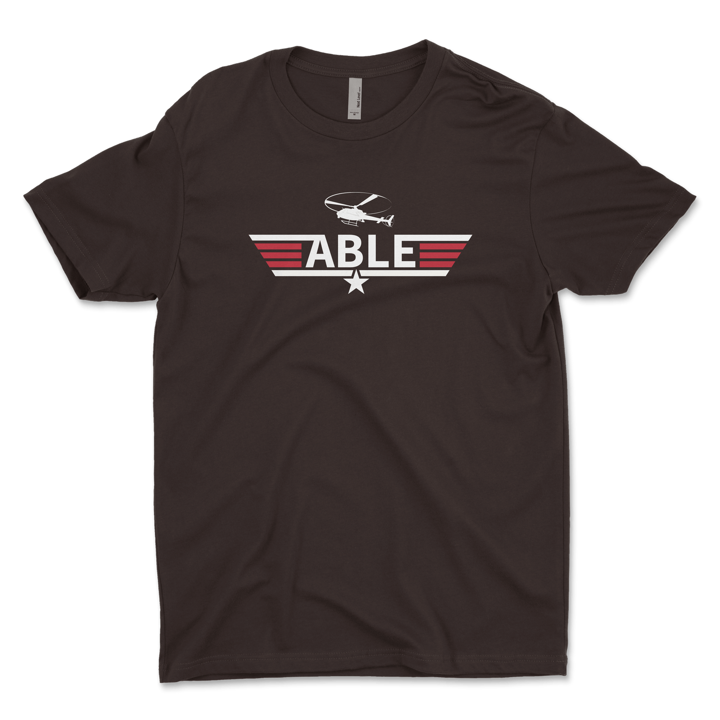 ABLE Top Gun Red & White T-Shirt - 3